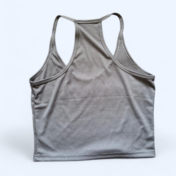 Gray Ribbed Tank Top - Picture 2 of 2